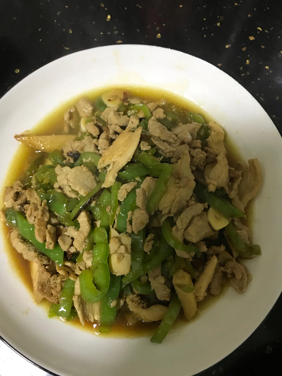 #家常菜# 米饭杀手尖椒肉丝（鸡丝）