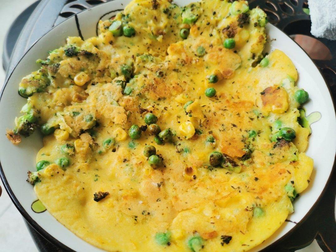 玉米粉蔬菜饼