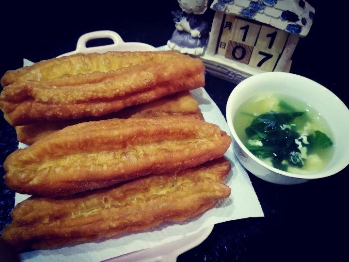 清蒸鸡蛋糕儿做的老北京糖油饼儿│大油条