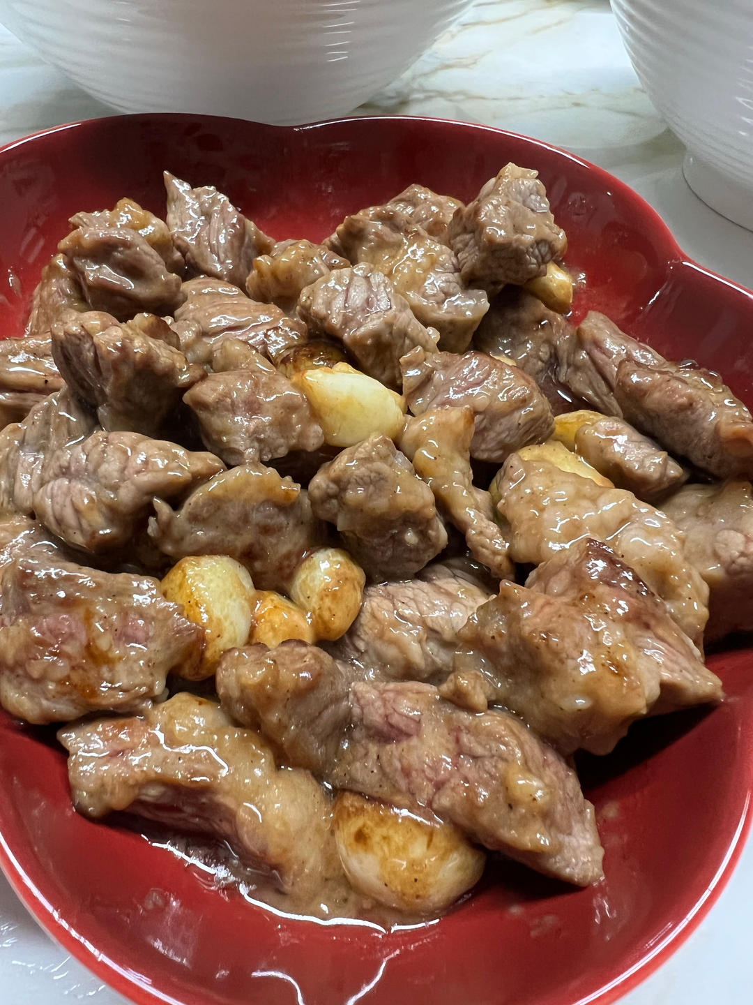 好吃到舔盘的蒜香黑椒牛肉粒