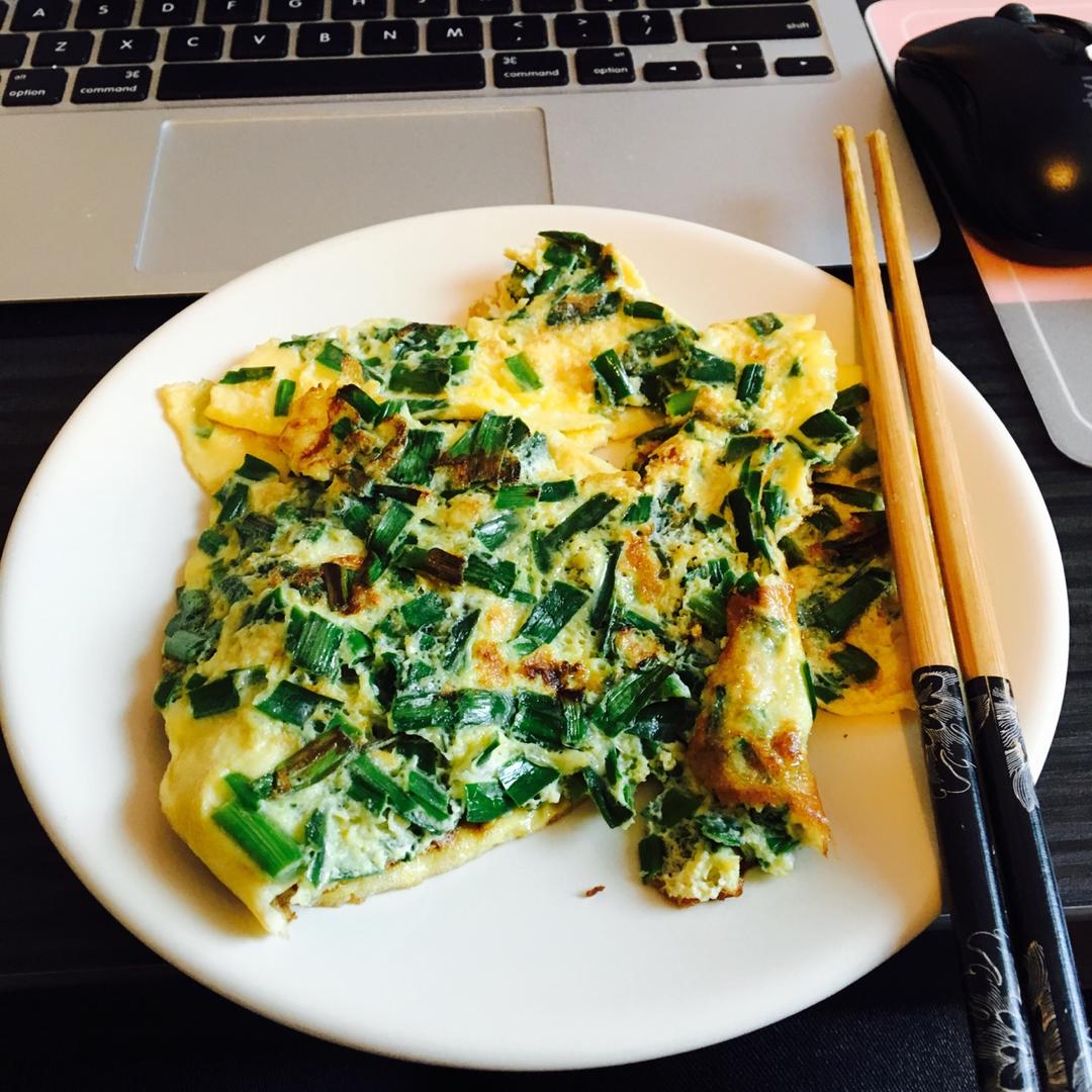 韭菜鸡蛋饼