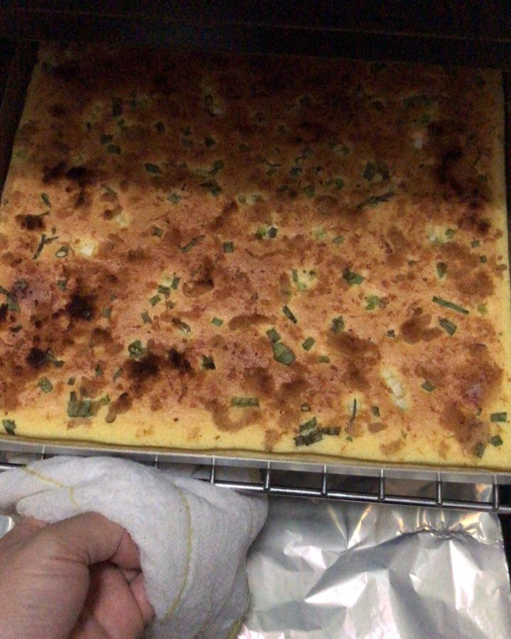 香葱肉松蛋糕卷