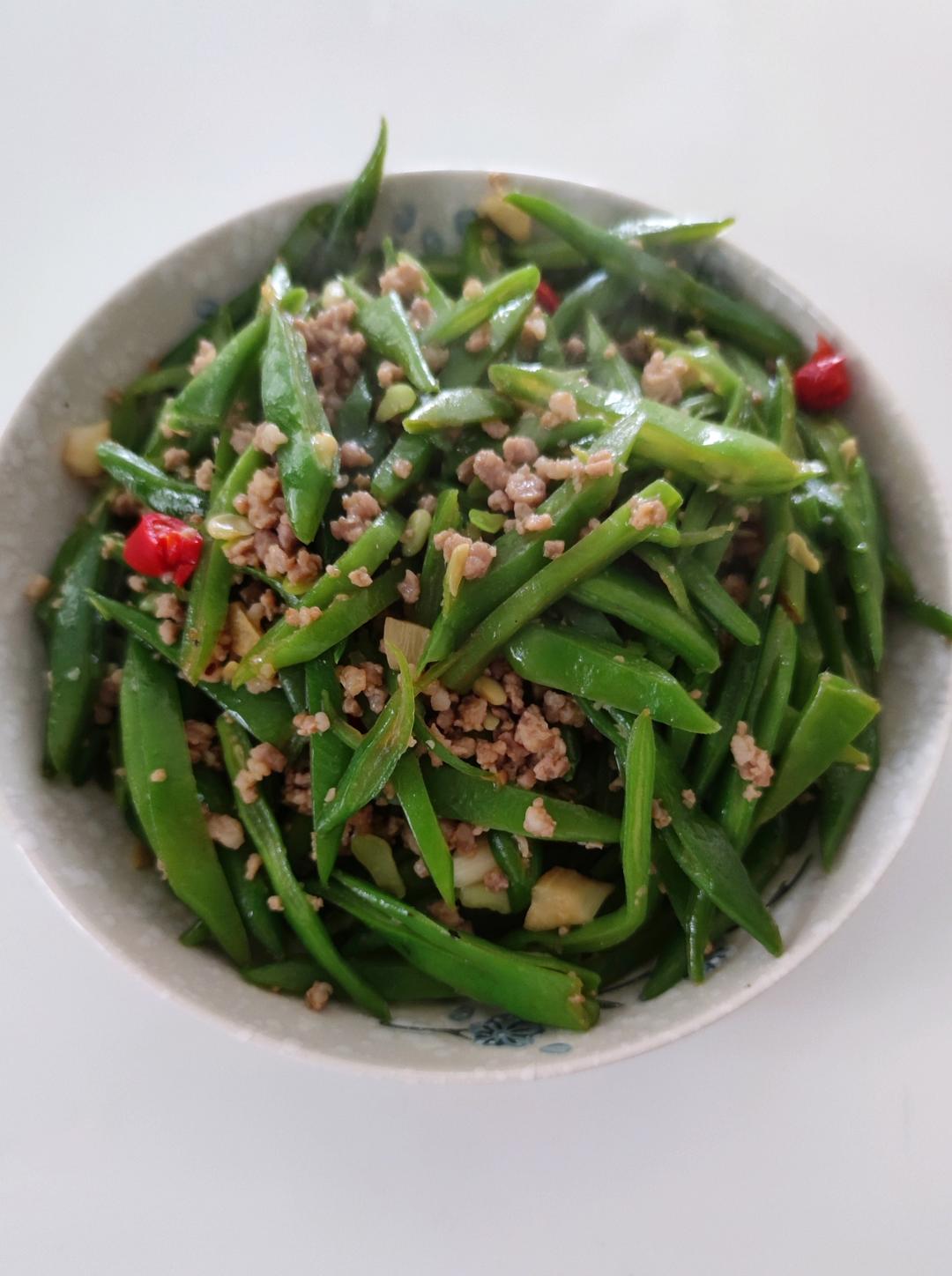 下饭肉末四季豆