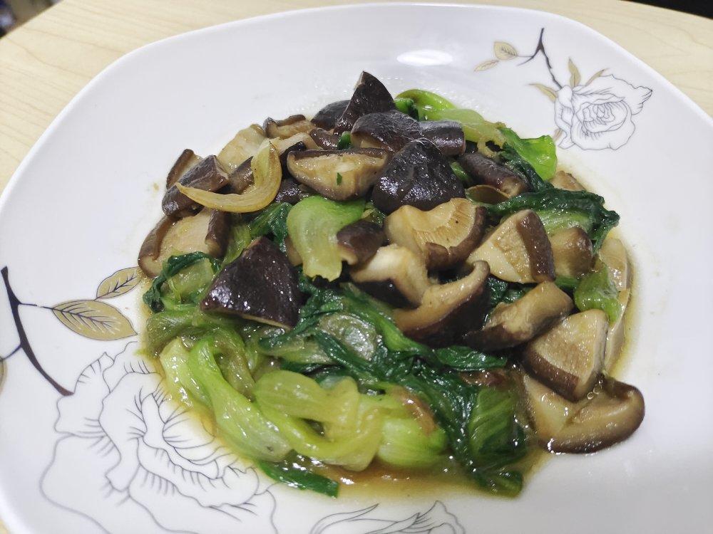 蚝油香菇小油菜