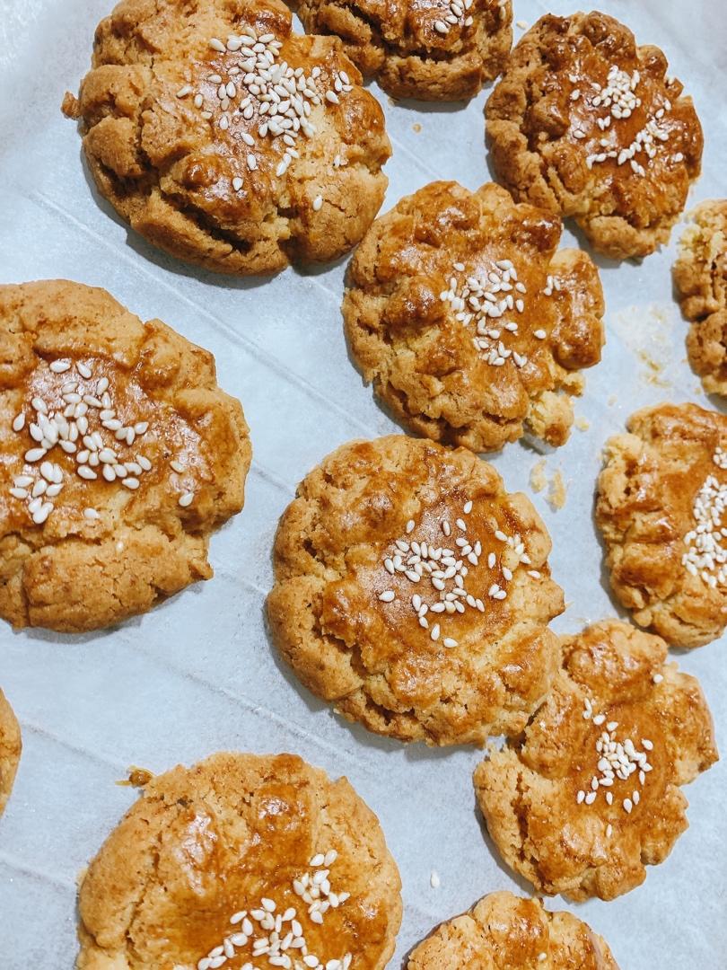 酥到掉渣的桃酥（色拉油版）