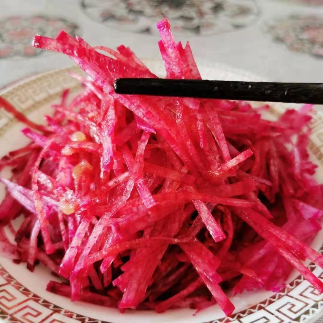 紫气东来‼️凉拌紫美人萝卜