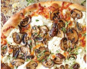 意式蘑菇pizza（电饼铛/平底锅/烤箱均可）的做法 步骤6
