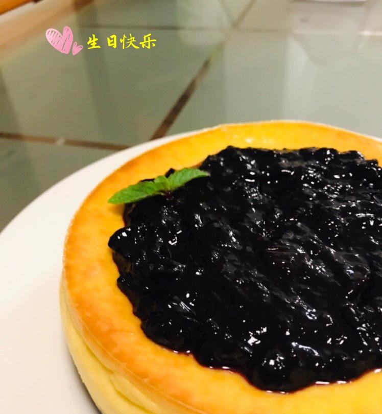 《Tinrry下午茶》教你做烤蓝莓重芝士蛋糕（6寸配方）