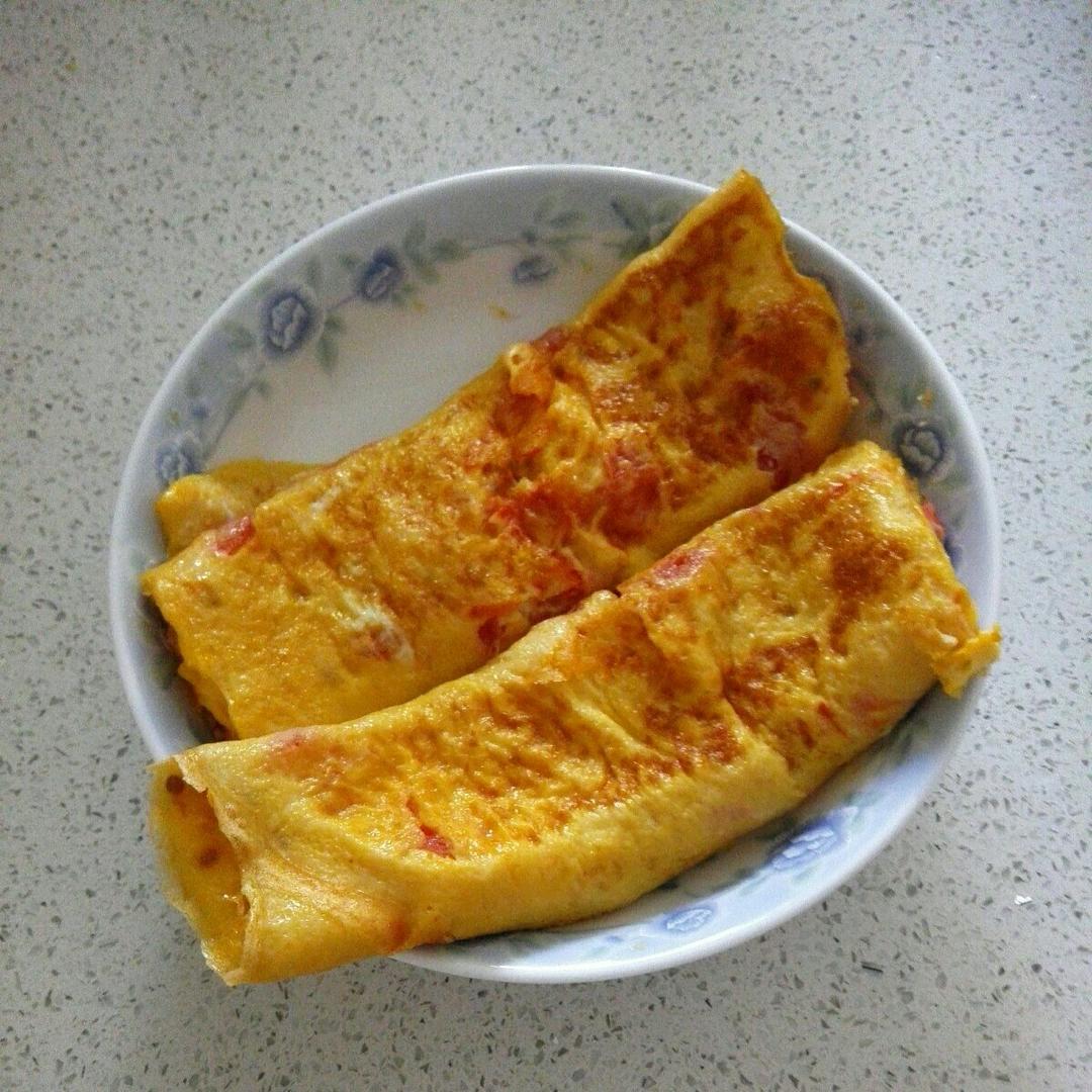 番茄鸡蛋卷