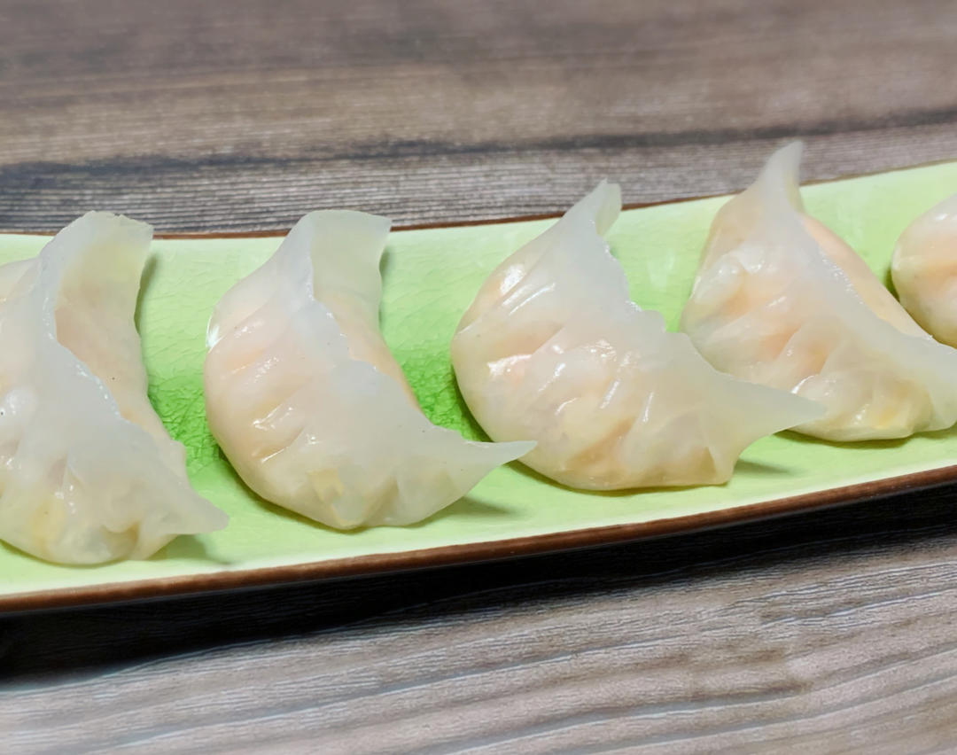 弯梳虾饺