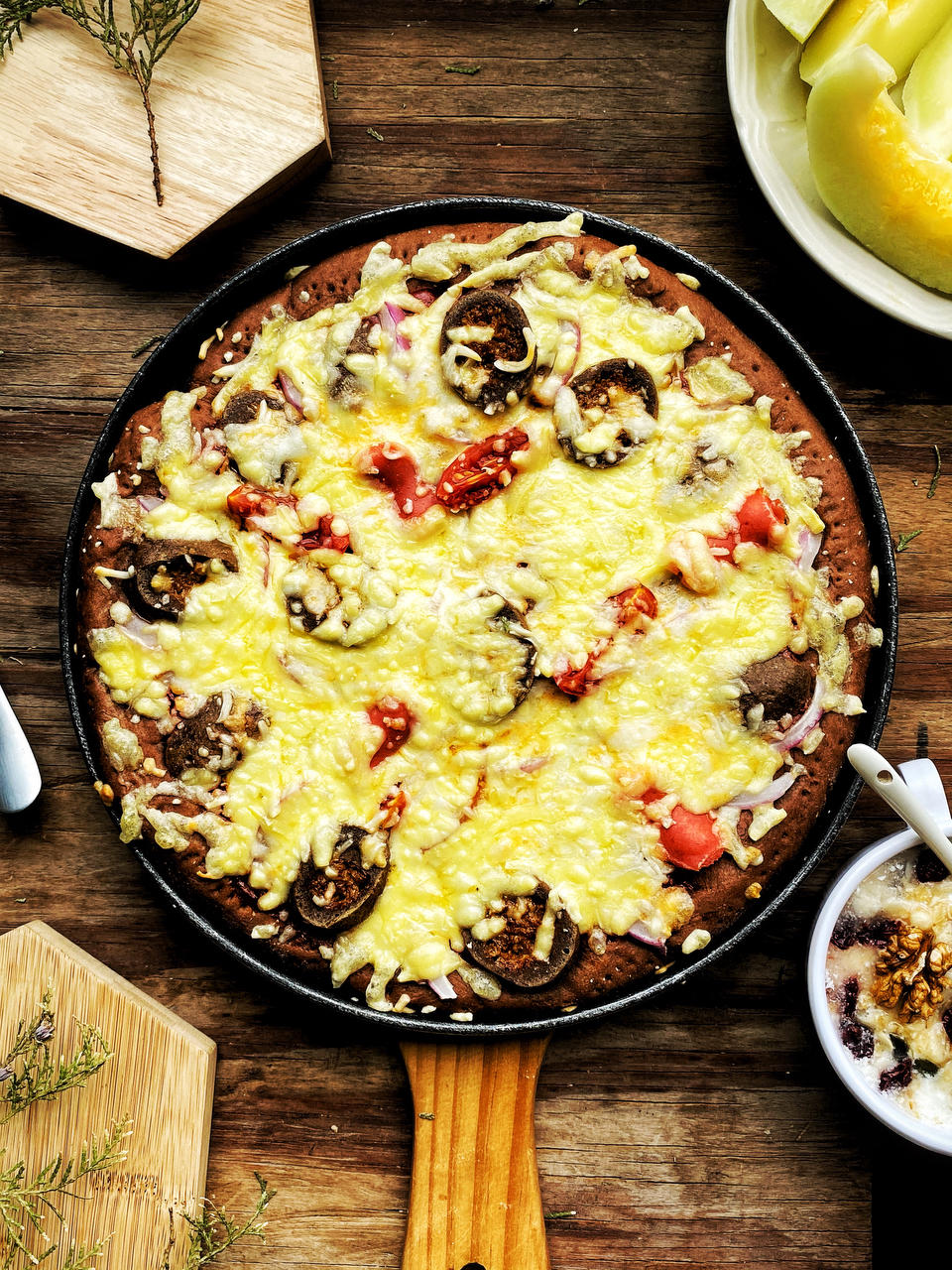 达敷做的超级大披萨