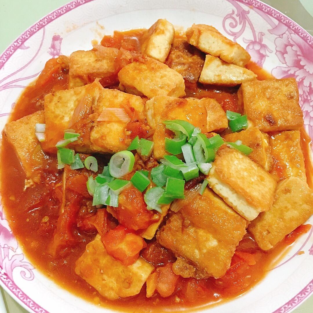 西红柿烧豆腐