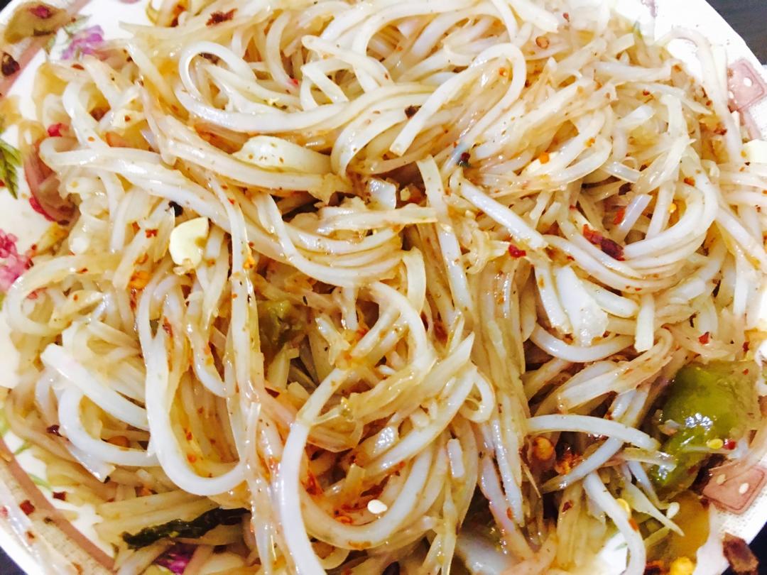 自制绿豆凉粉