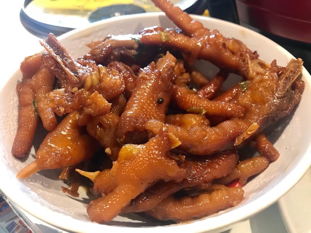 香辣烧鸡爪