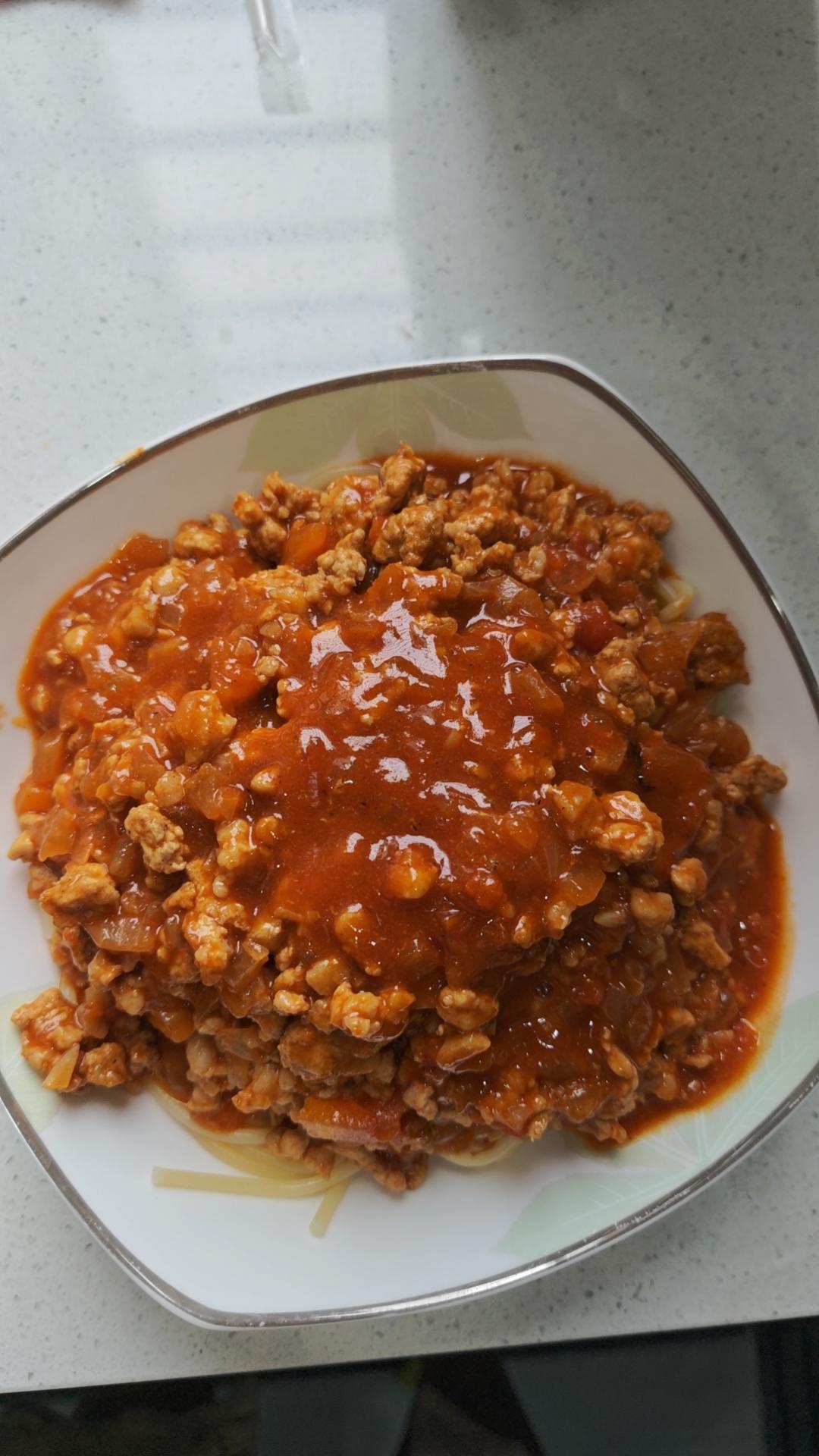 番茄肉酱意面