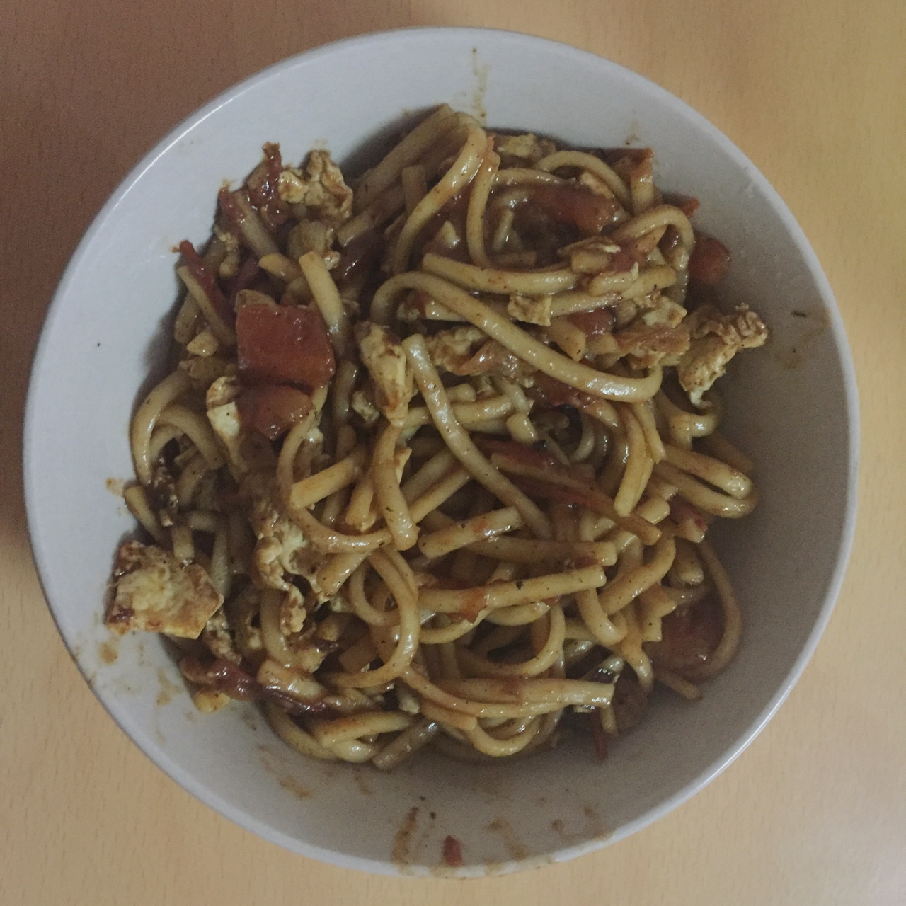 西红柿蛋炒面