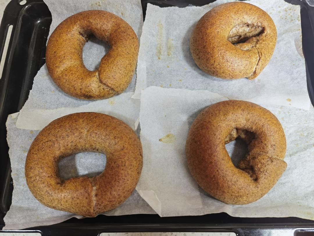 全麦贝果波兰种 50%全麦 更适合粗麸的配方