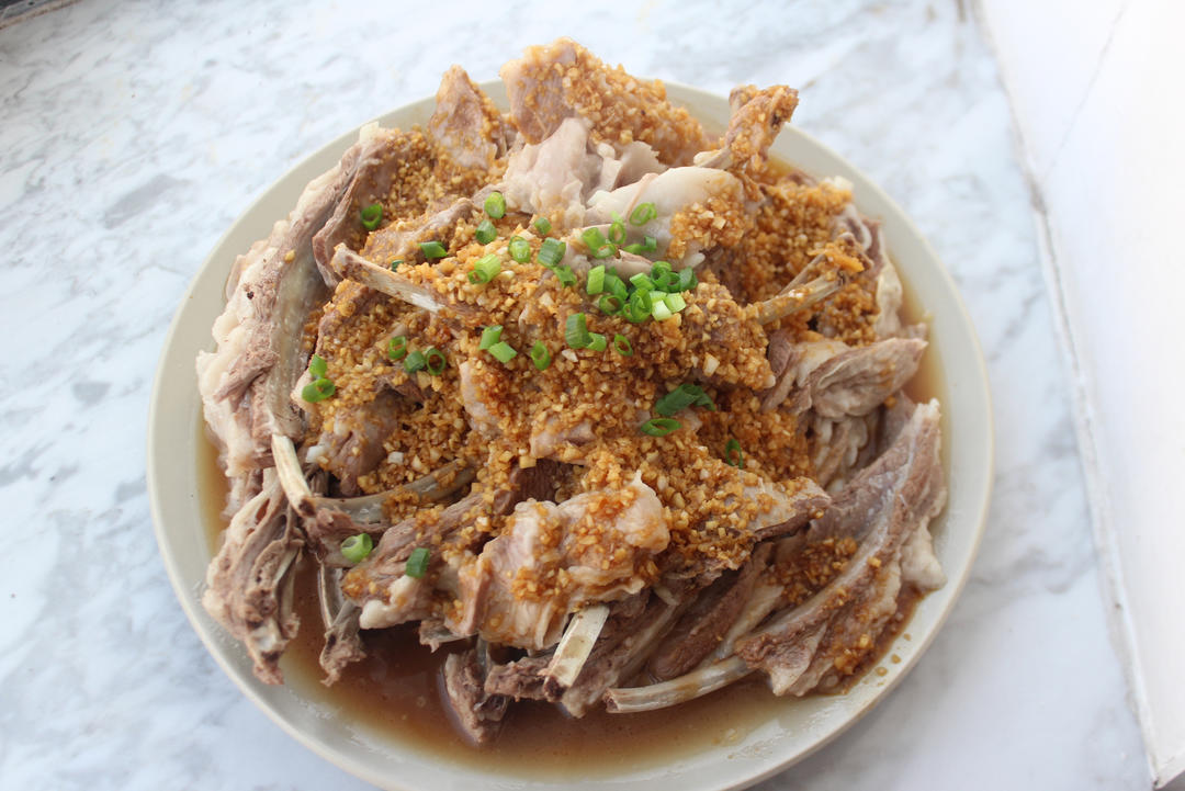 清水蒜蓉羊排