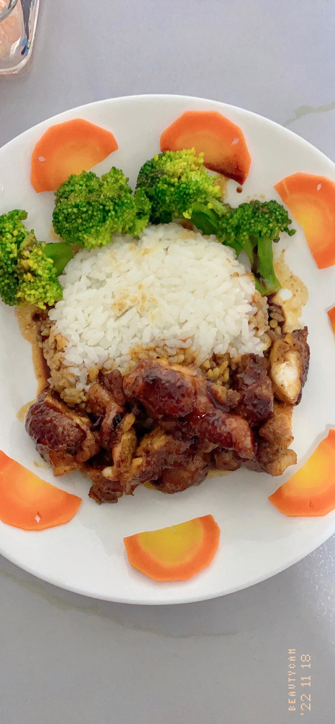 照烧鸡腿饭