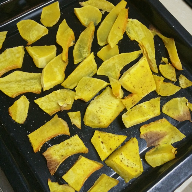 【香糯烤南瓜】零难度 无糖无油小零嘴