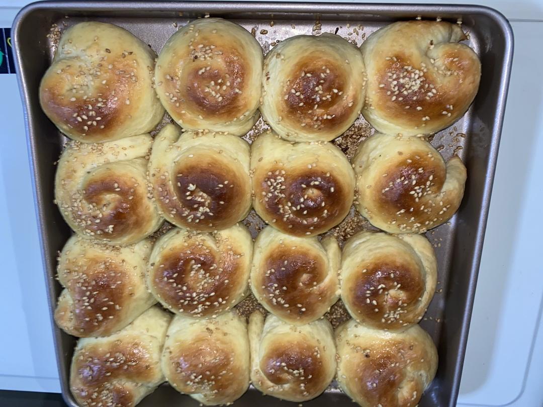 蜂蜜脆底小面包