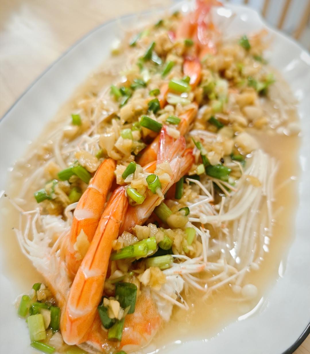 蒜蓉粉丝开背虾