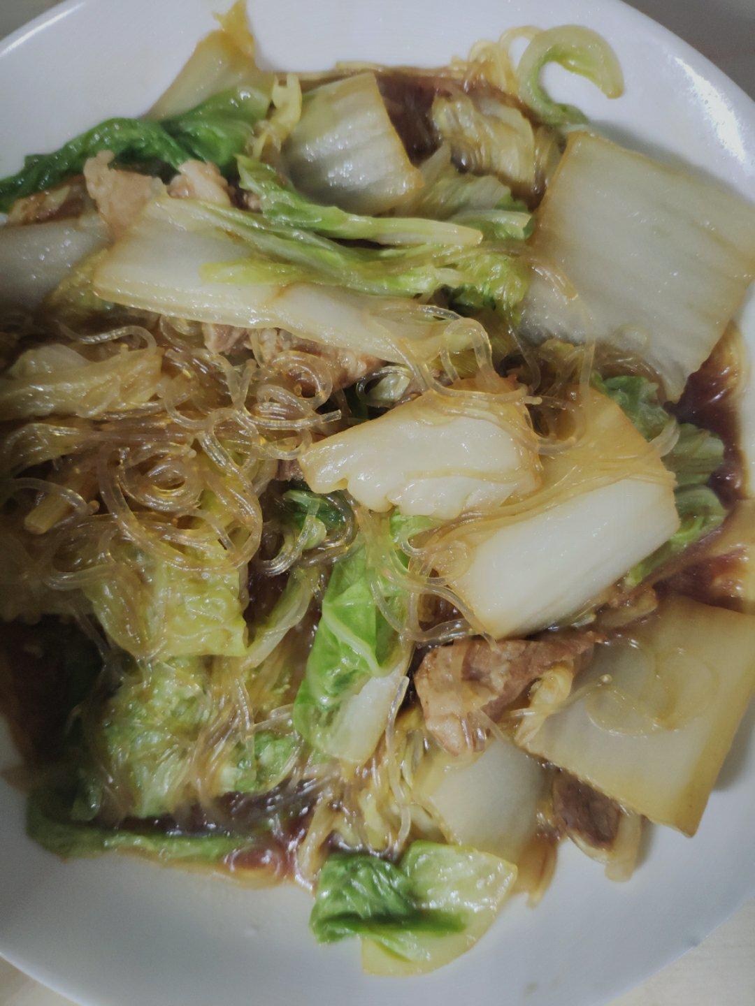 猪肉白菜炖粉条