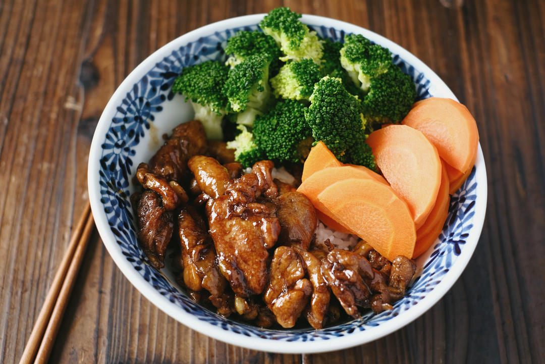 照烧鸡腿饭