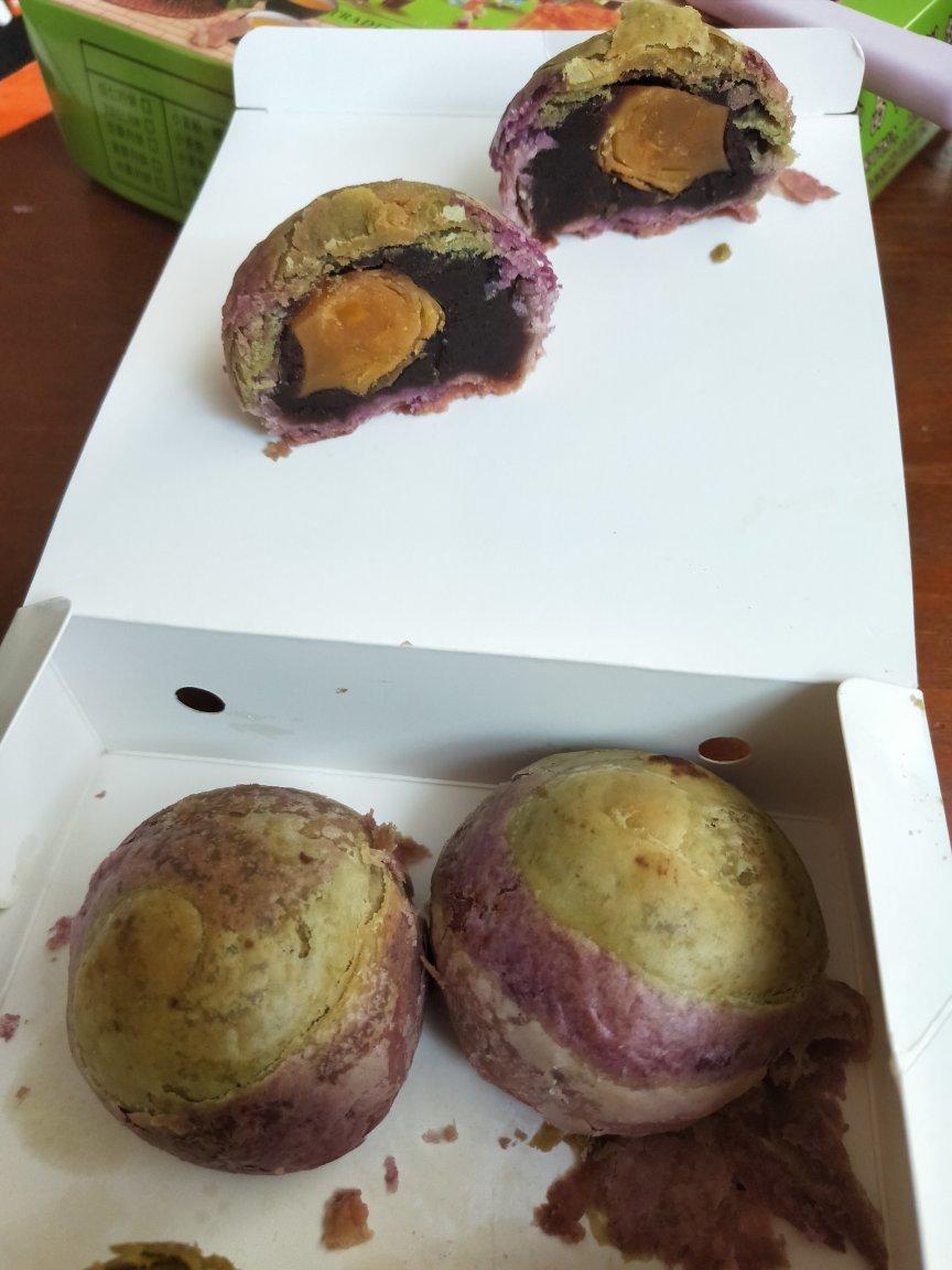 彩虹渐变蛋黄酥（无需揉出膜）