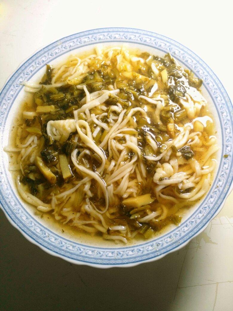 乾云曦做的苏式素三鲜浇头面