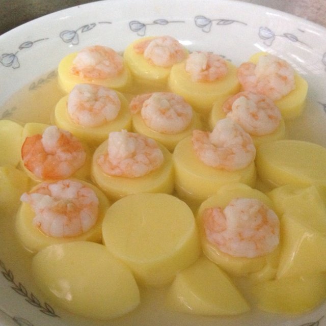 日本豆腐蒸虾仁