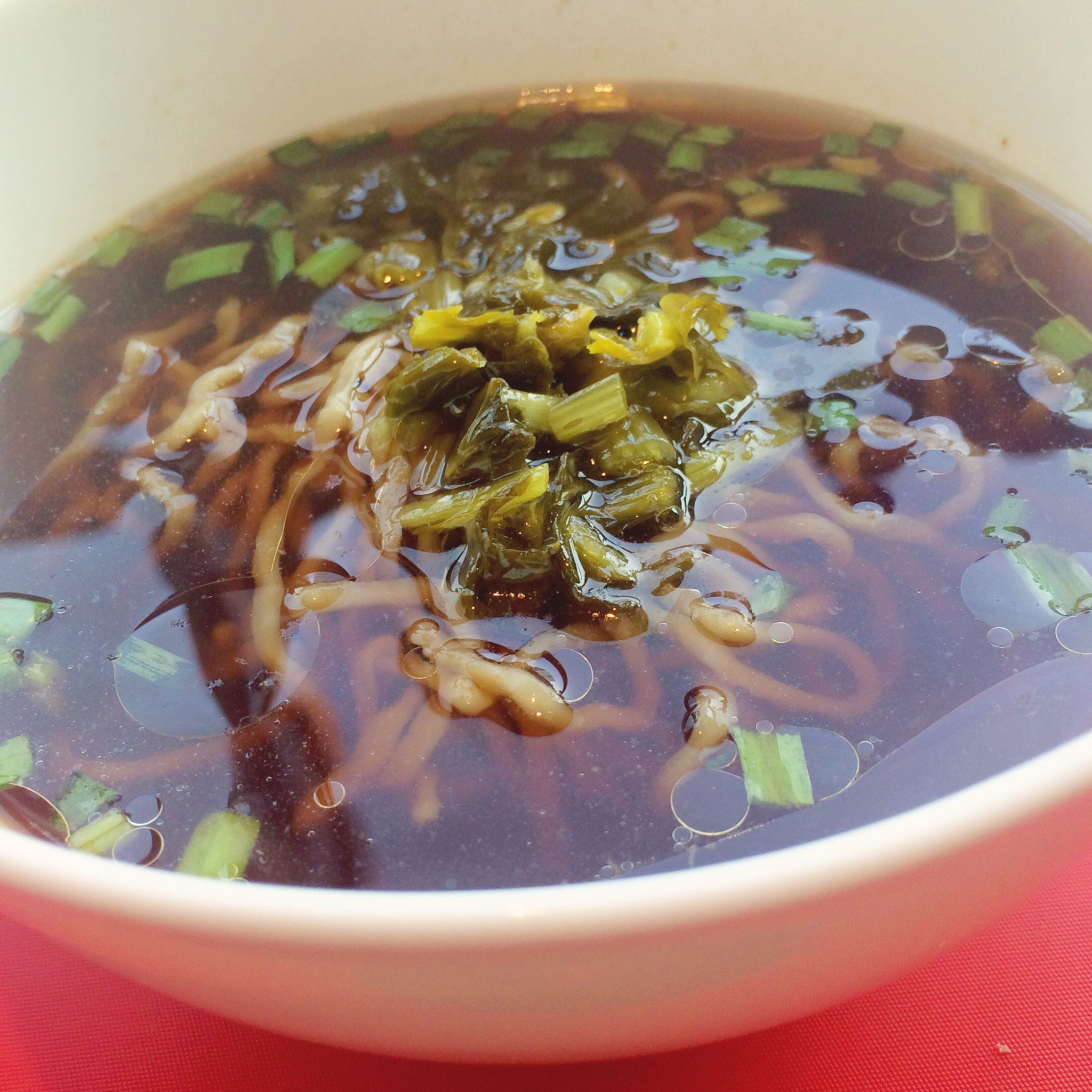 雪菜肉丝面