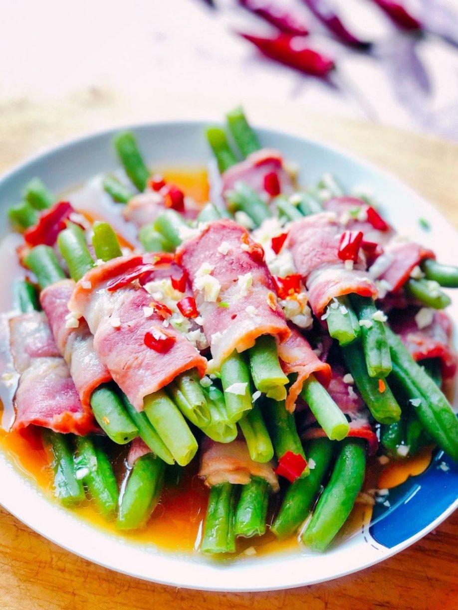 豇豆培根卷#老板蒸箱S273#