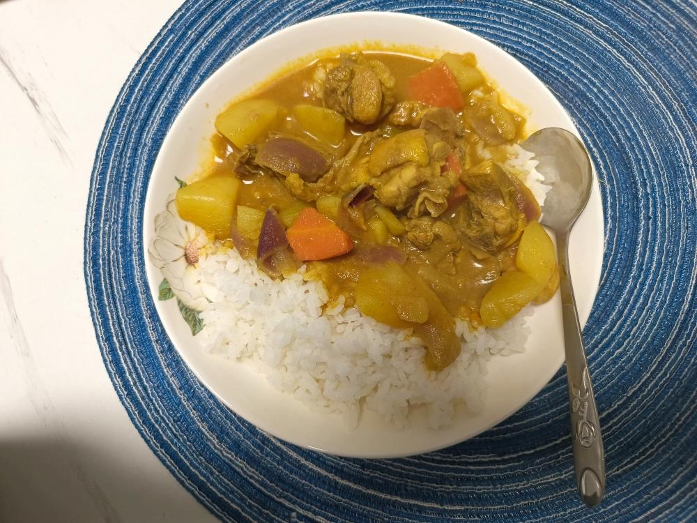咖喱鸡饭