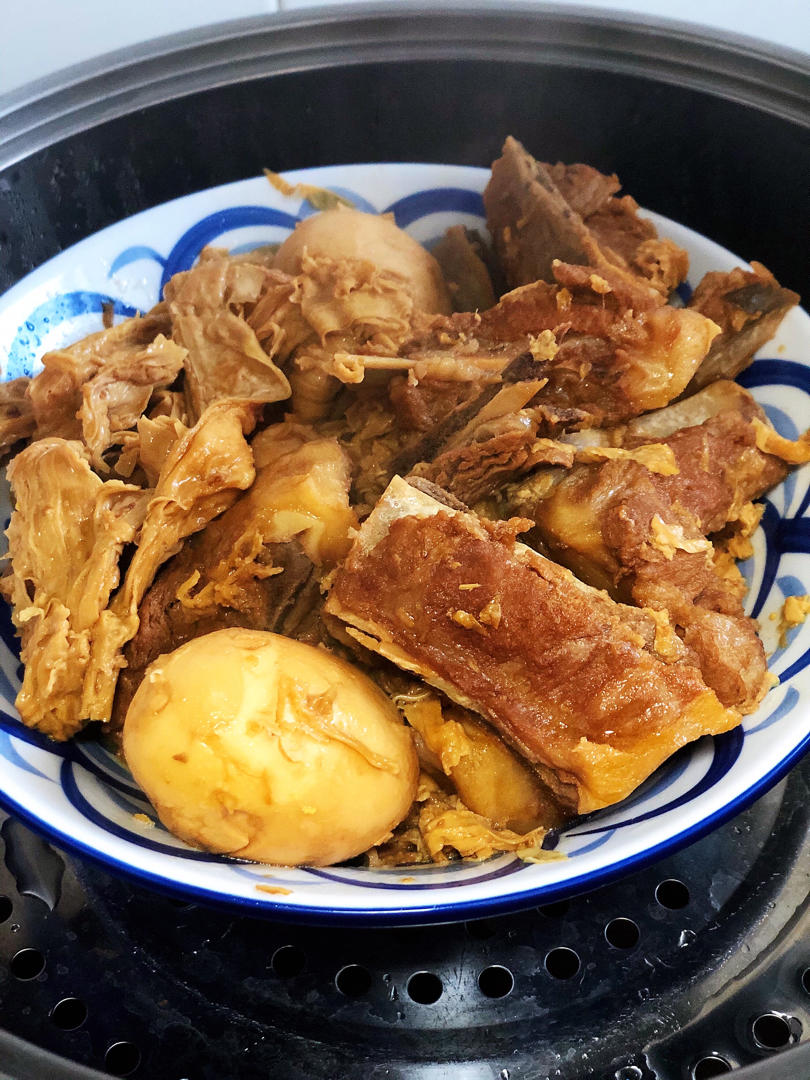 腐竹排骨卤蛋