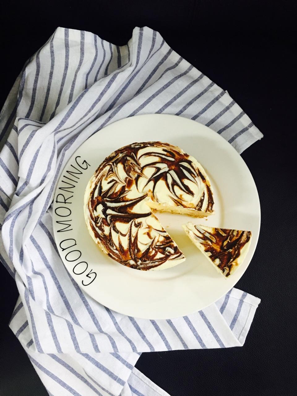 摩卡大理石冻芝士蛋糕