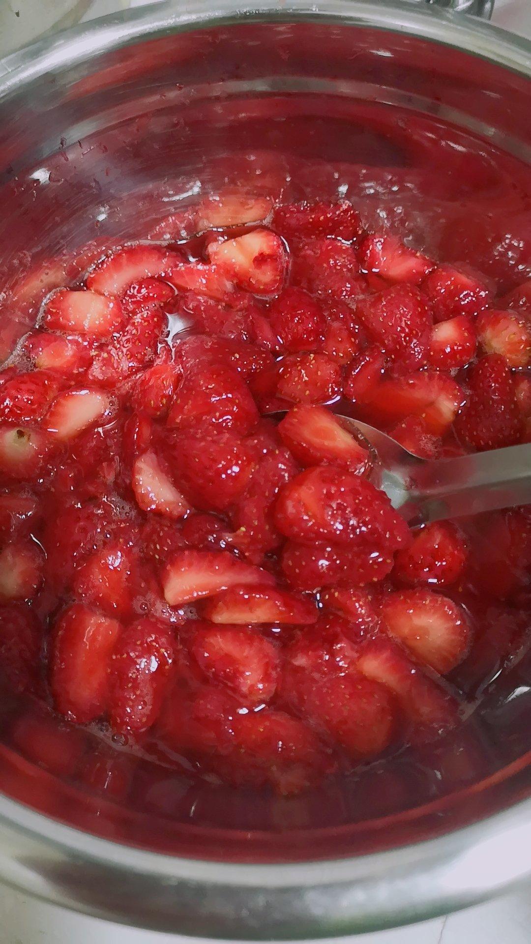 廖若星辰8做的冰点草莓