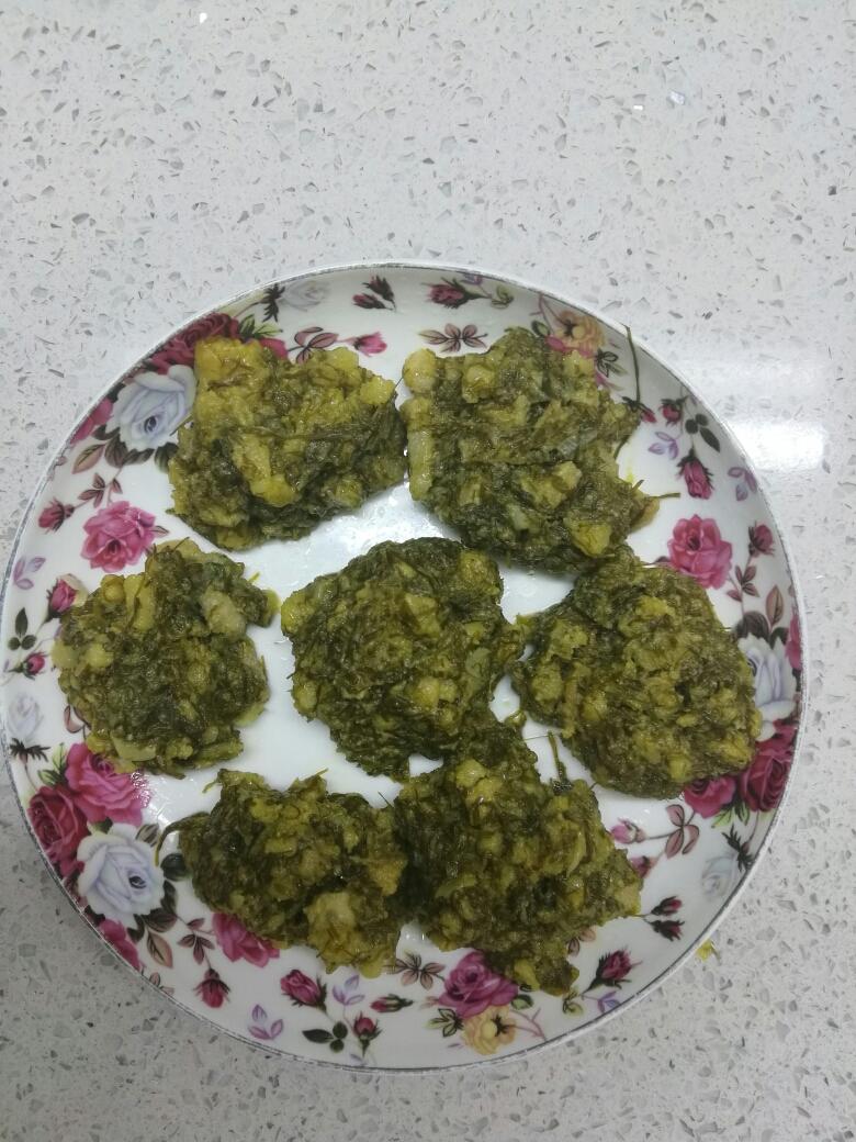 海麻线团子的做法