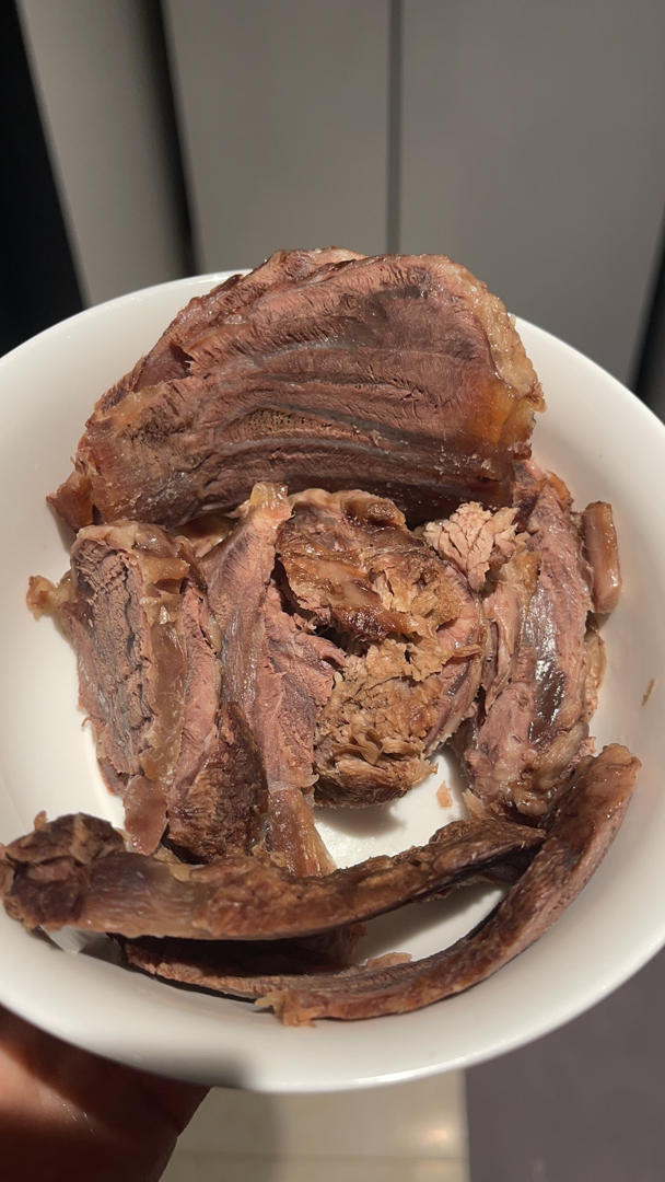 jennyzzz1026做的水煮白切牛肉一个转身就能光盘
