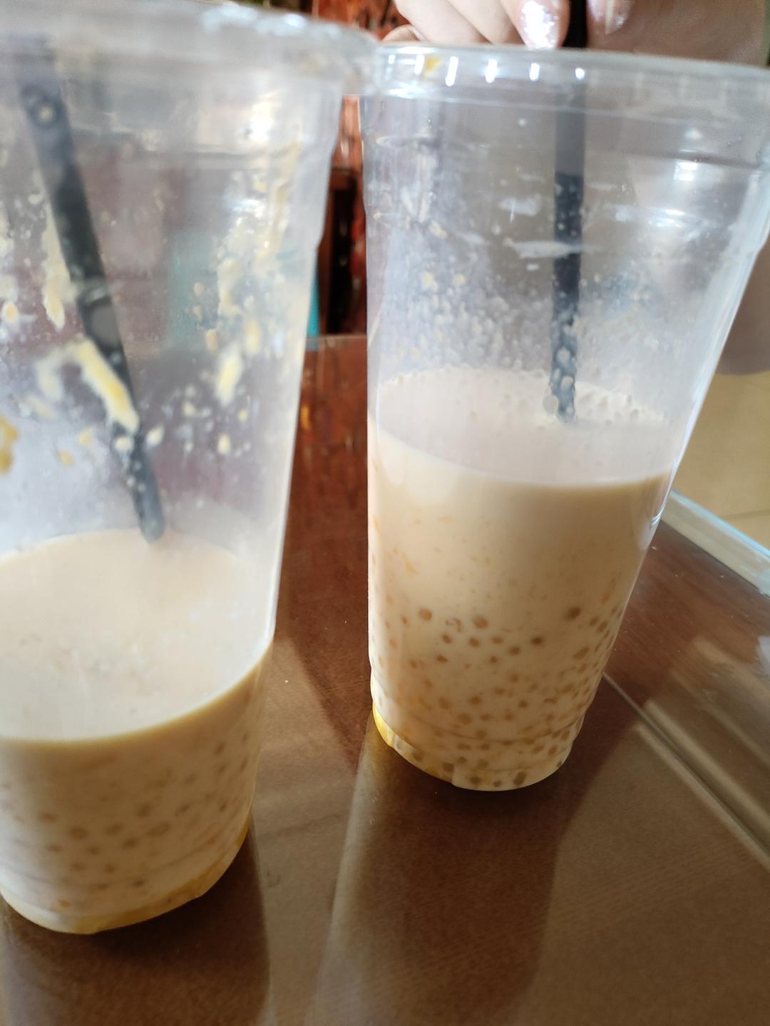 港式甜品——杨枝甘露(芒果西米露)附芒果花切法