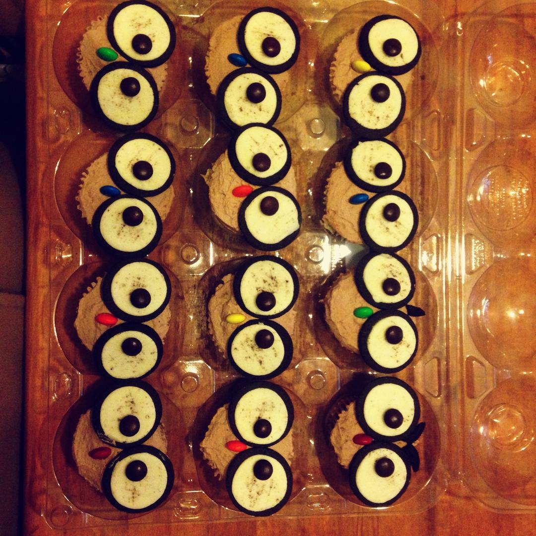 猫头鹰杯子蛋糕