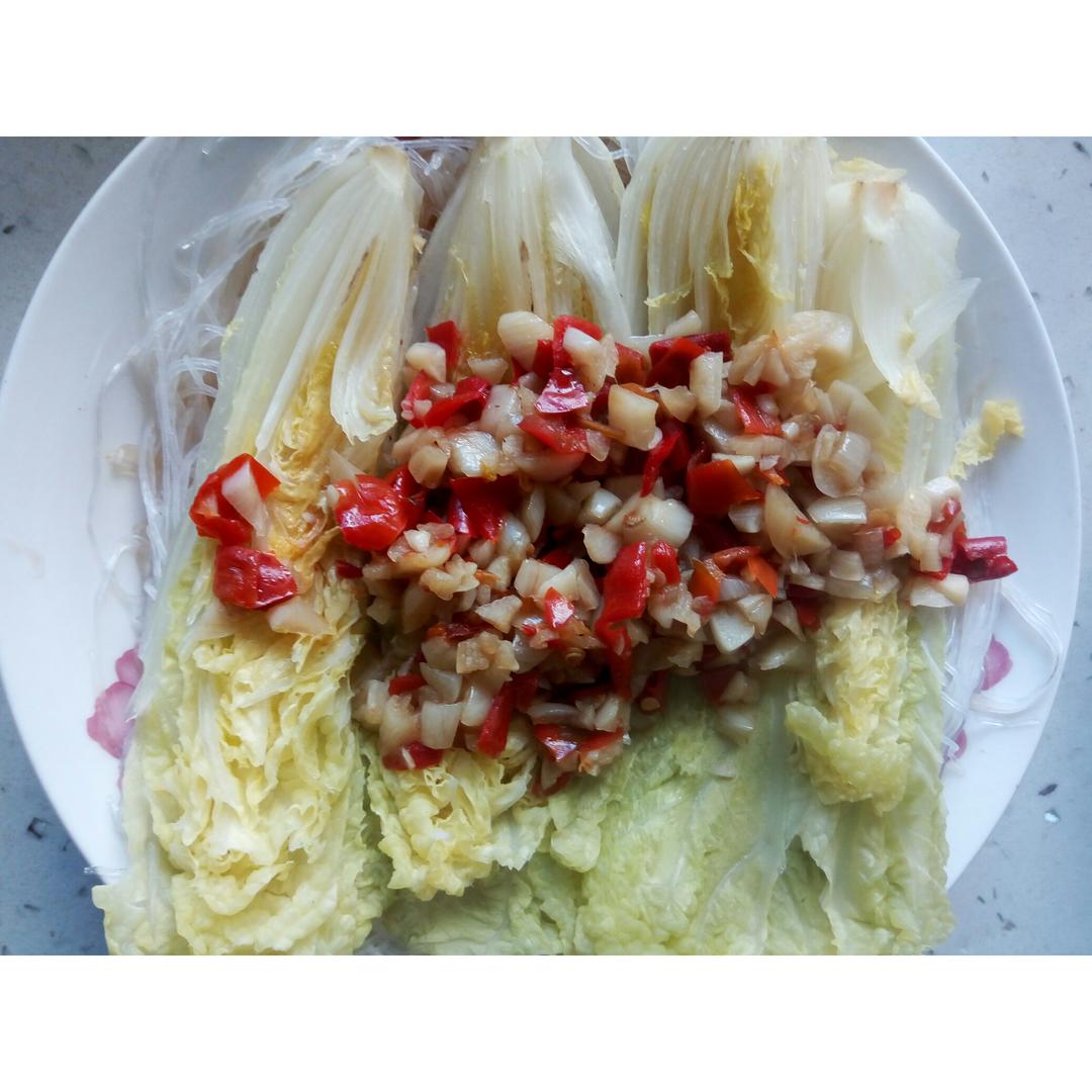 蒜蓉粉丝蒸娃娃菜