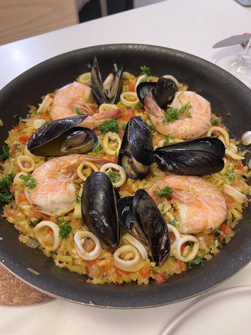 【曼食慢语】Seafood Paella 西班牙海鲜饭