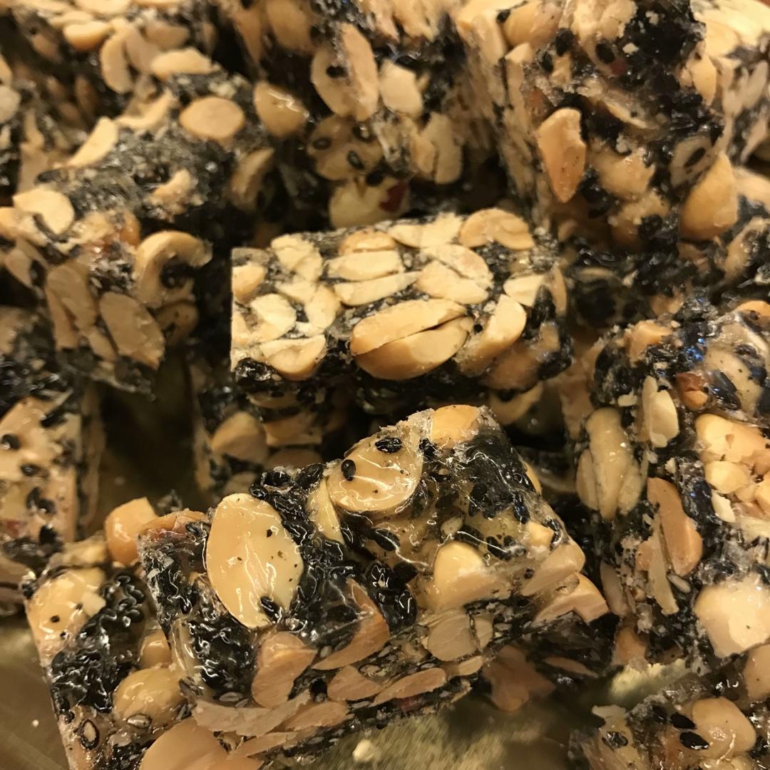 松脆无油美味花生     芝麻糖