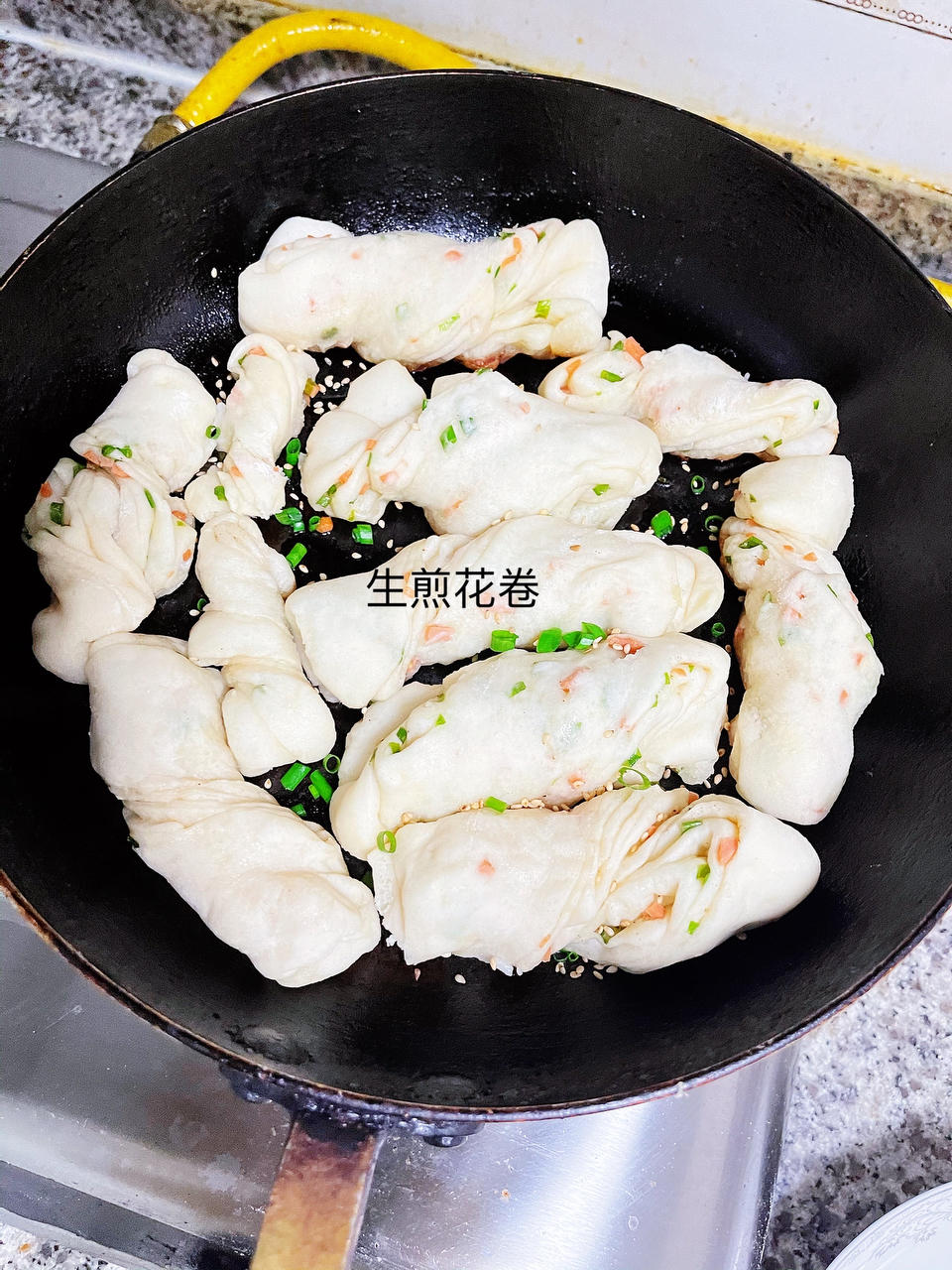 一定要做！—煎卷子【生煎花卷】
