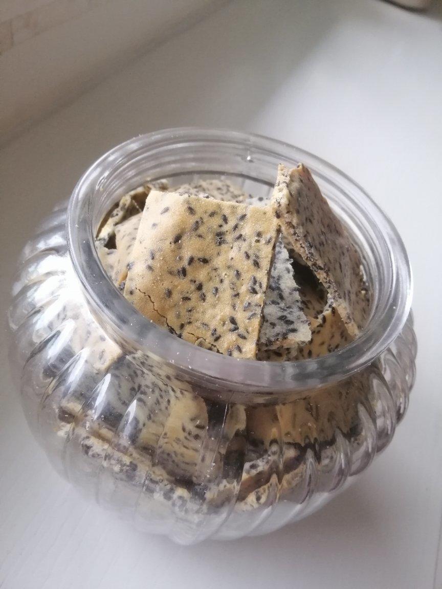 搅一搅就能做零失败芝麻薄脆