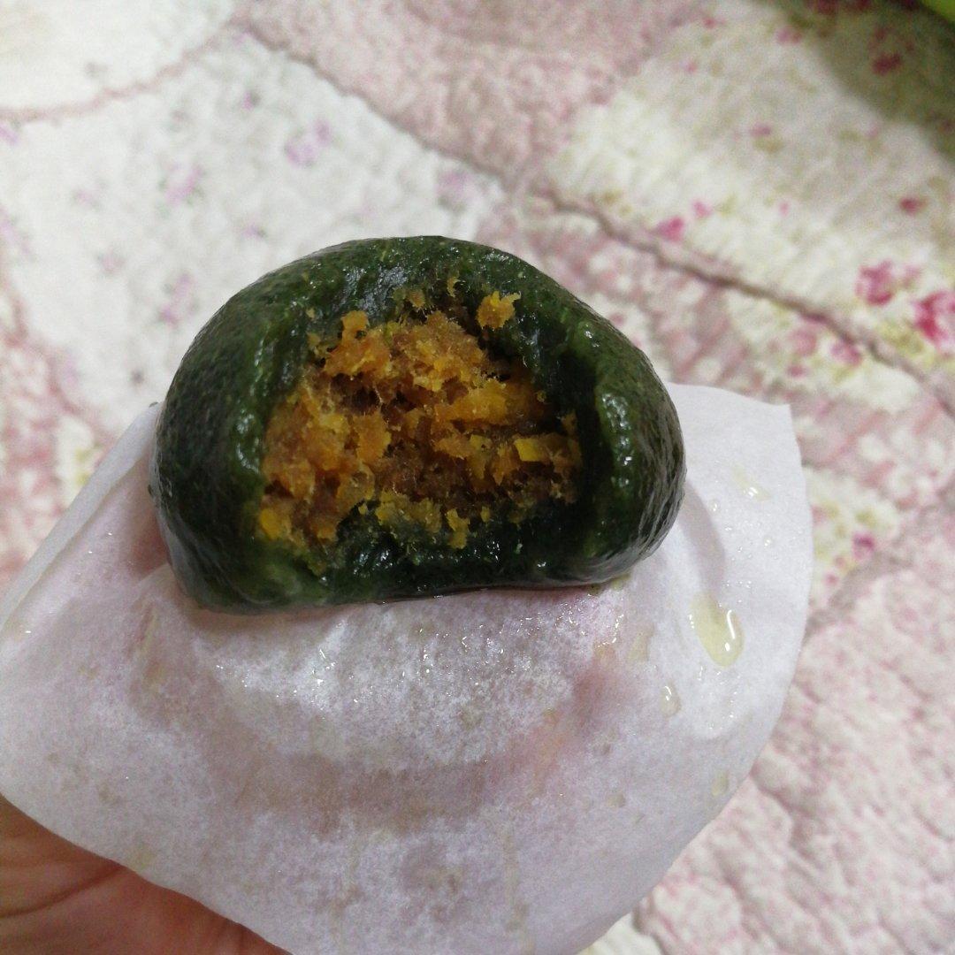 《Tinrry+》咸蛋黄肉松青团+红豆沙青团
