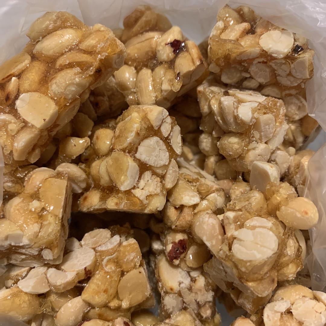 无水无油香脆花生糖