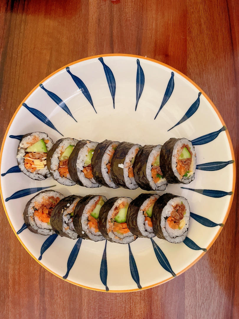 高颜值的紫菜包饭