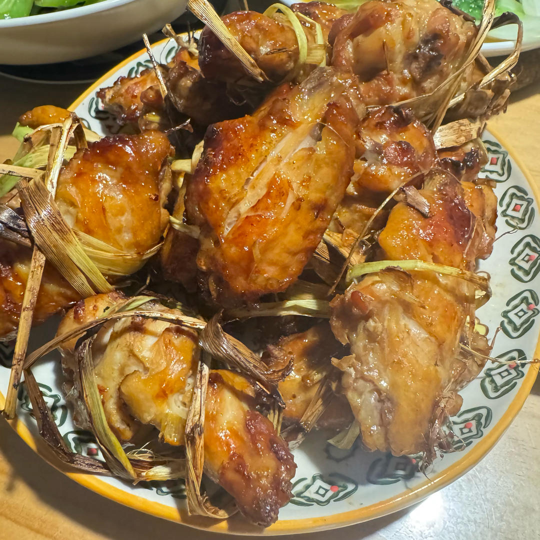 1年7本食谱100道菜，之86：泰式柠檬香茅烤鸡翅